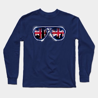 Union Jack London Skyline Sunglasses Long Sleeve T-Shirt